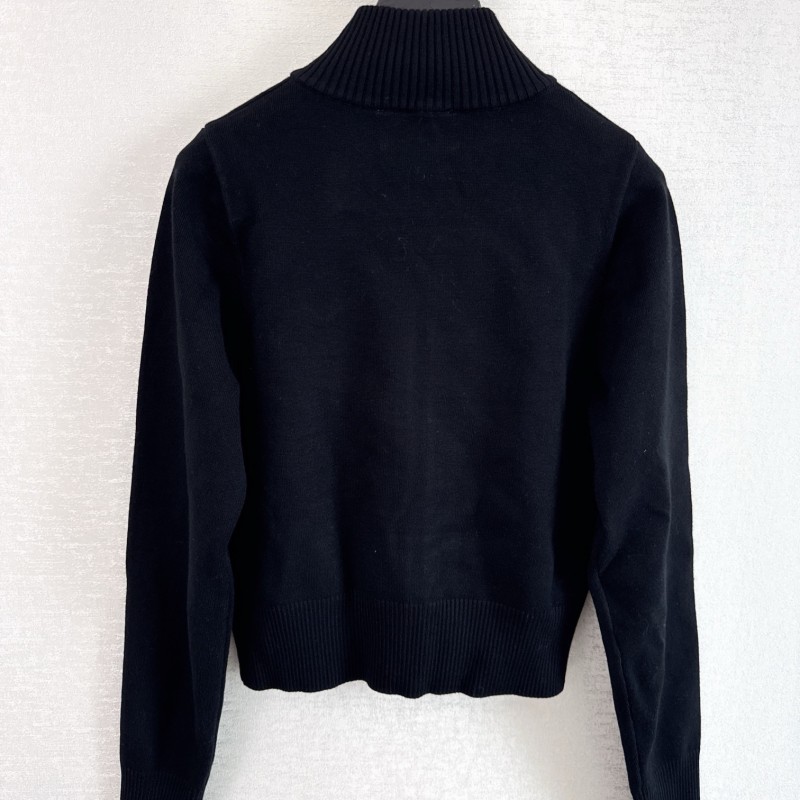 Prada Turtleneck Zipper Sweater