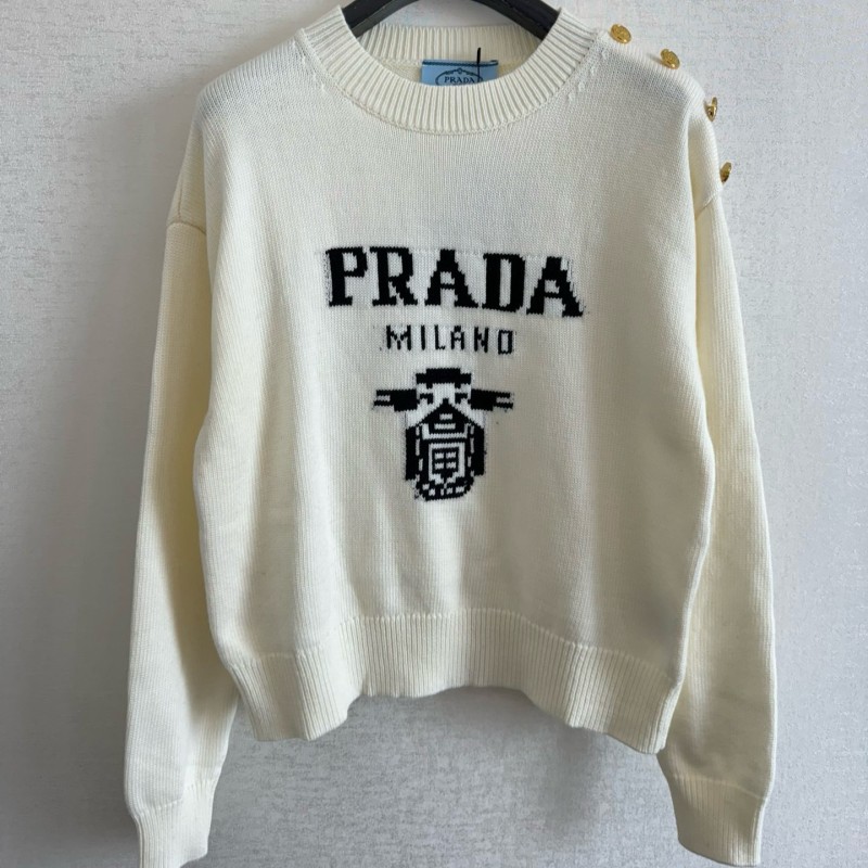 Prada Shoulder Buckle Sweater