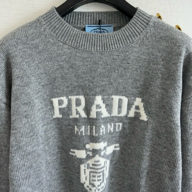 Prada Shoulder Buckle Sweater