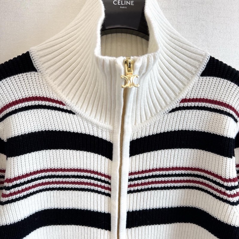 Celine Zipper Sweater