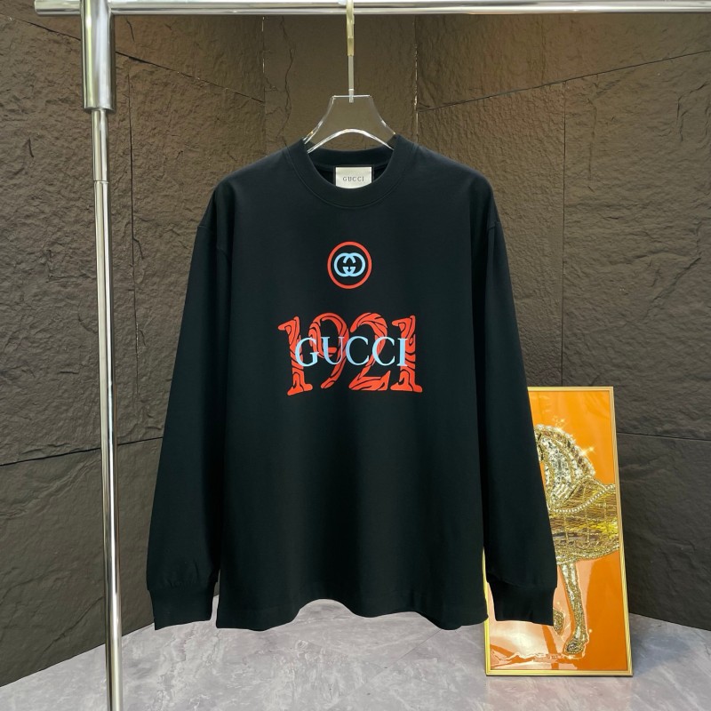 Gucci Unisex Long Sleeves Tee