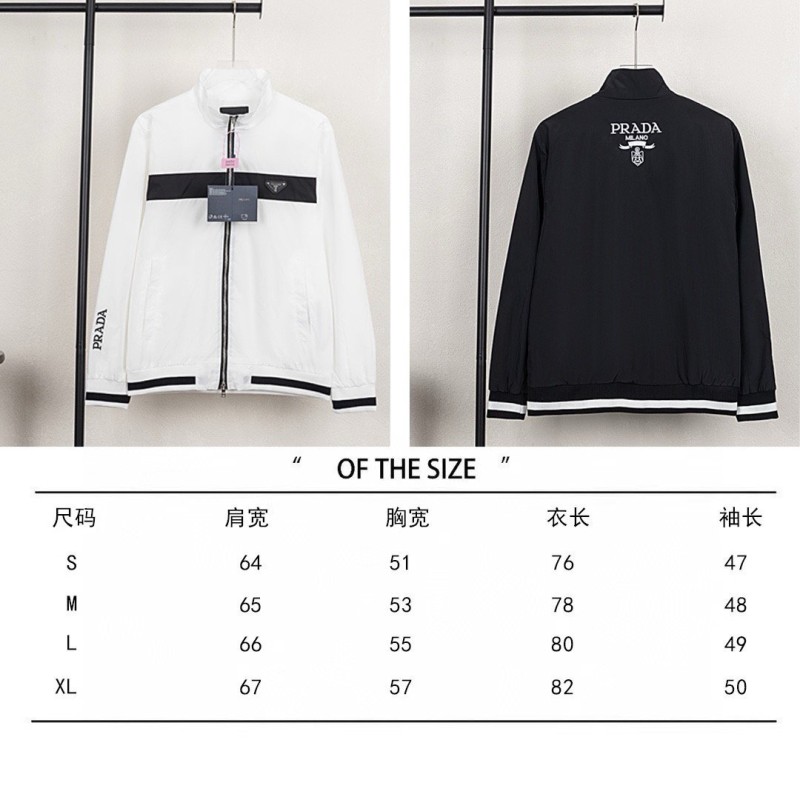 Prada Unisex Zipper Jacket