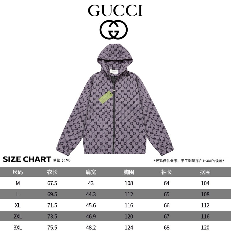 Gucci Unisex Zipper Jacket