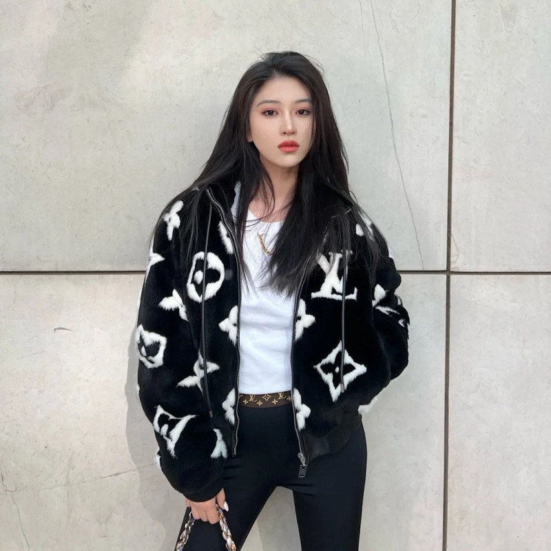 LV Mink Hair Jacket