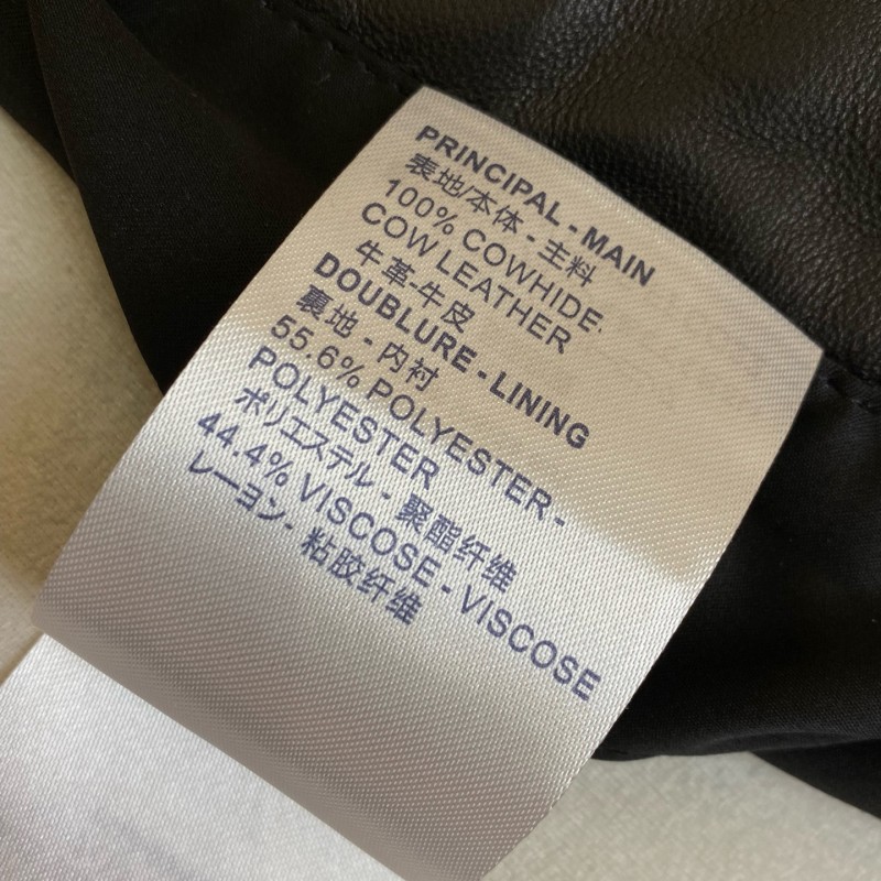 LV Unisex Leather Jacket