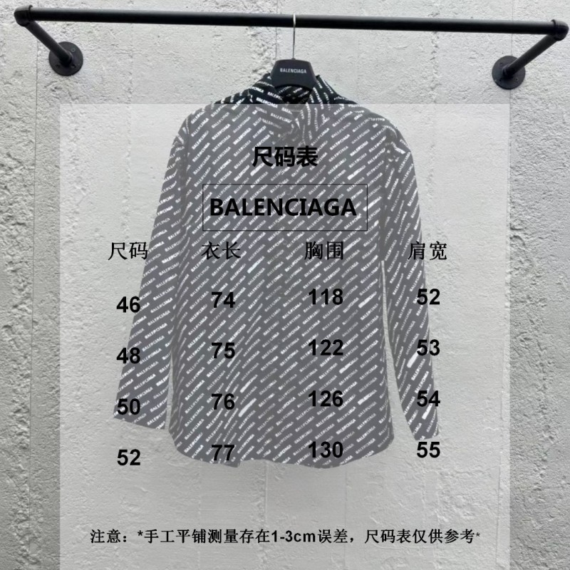 Balenciaga Unisex Long Sleeves Shirt