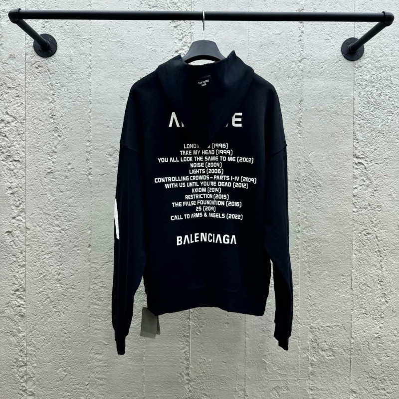 Balenciaga Unisex Zipper Hoodie