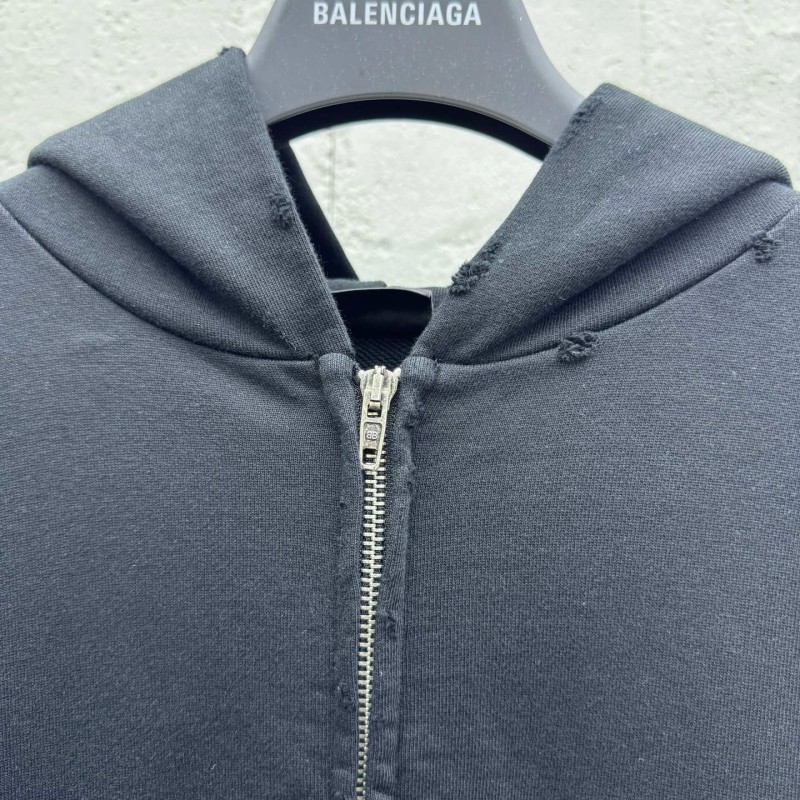 Balenciaga Unisex Zipper Hoodie