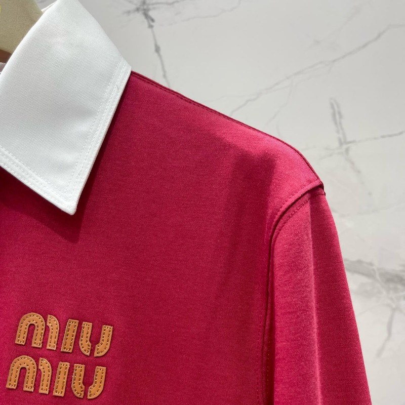 MiuMiu Long Sleeves Polo Tee