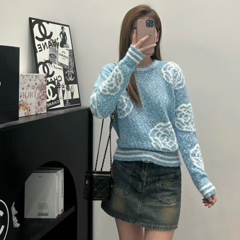 Chanel Knit Long Sleeves Shirt