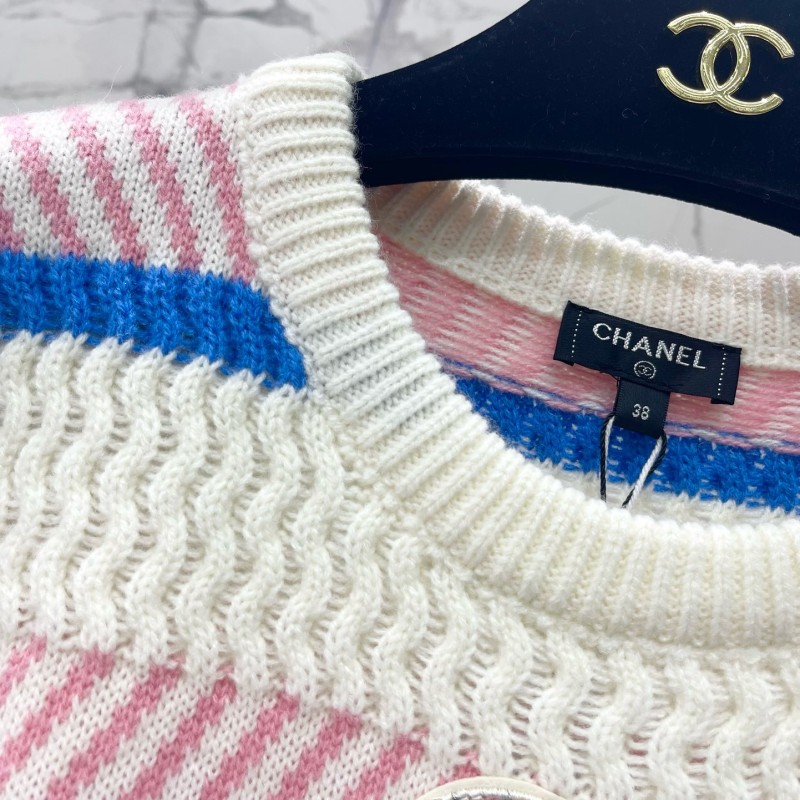 Chanel Knit Long Sleeves Shirt