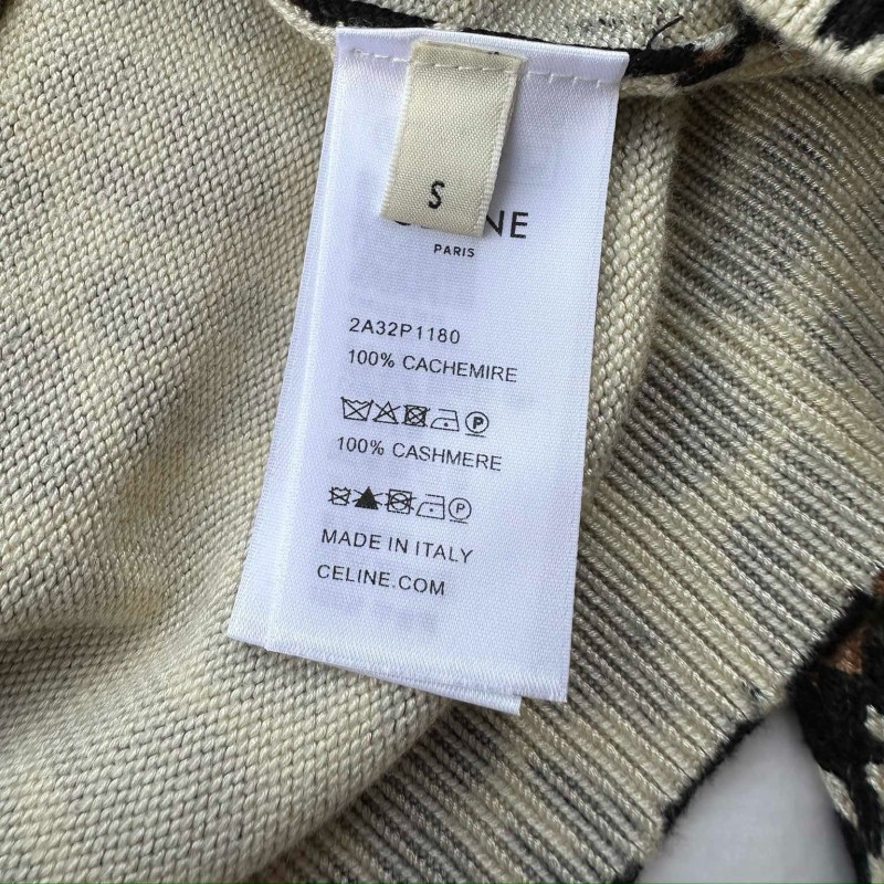 Celine Cashmere Long Sleeves Shirt