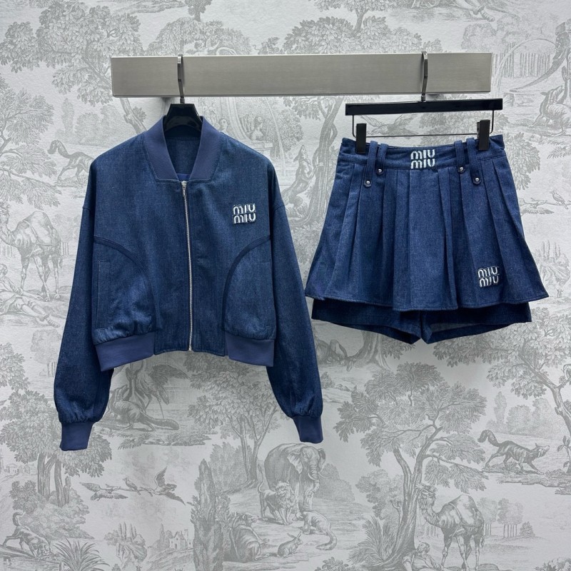 MiuMiu Denim Jacket & Skirts