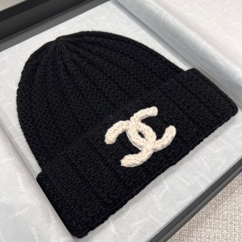 Chanel Long Scarf & Bennie Hat