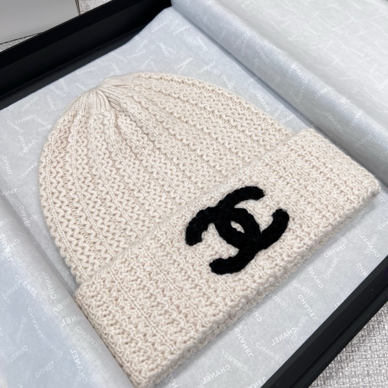 Chanel Long Scarf & Bennie Hat