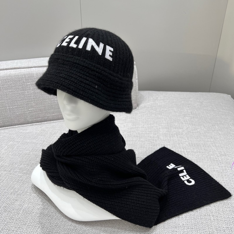 Celine Long Scarf & Bennie Hat