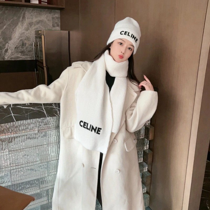 Celine Long Scarf & Bennie Hat