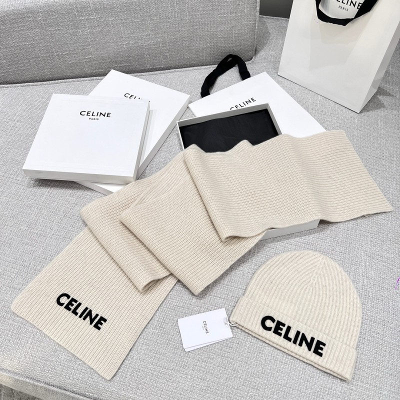 Celine Long Scarf & Bennie Hat