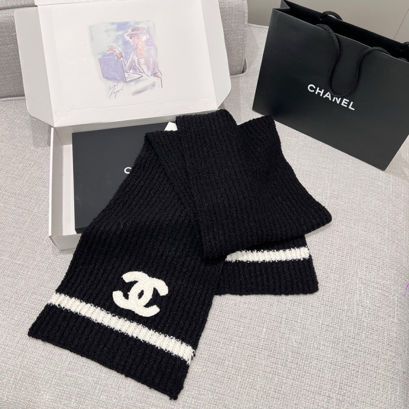 Chanel Scarf & Bennie Hat