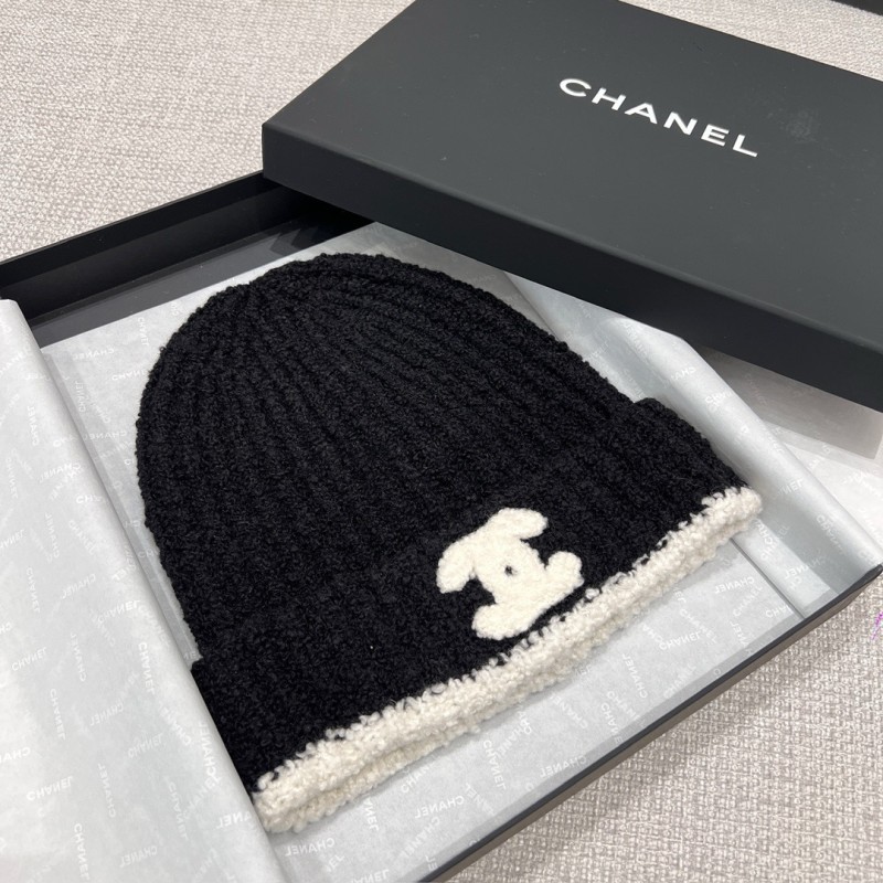 Chanel Scarf & Bennie Hat