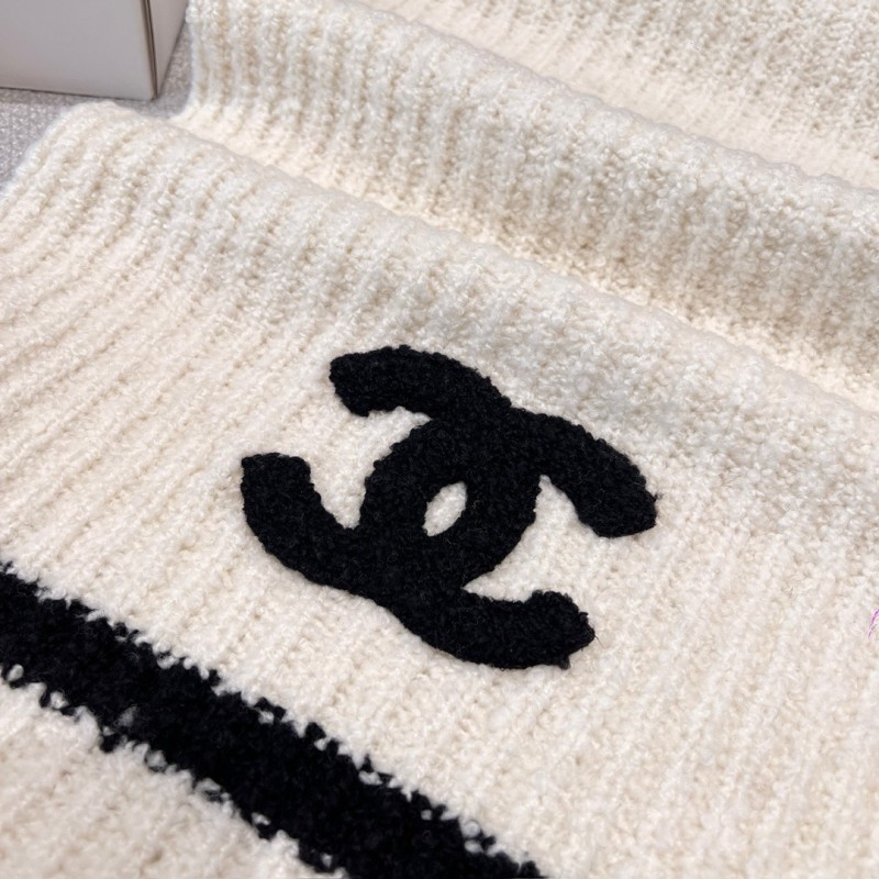 Chanel Scarf & Bennie Hat