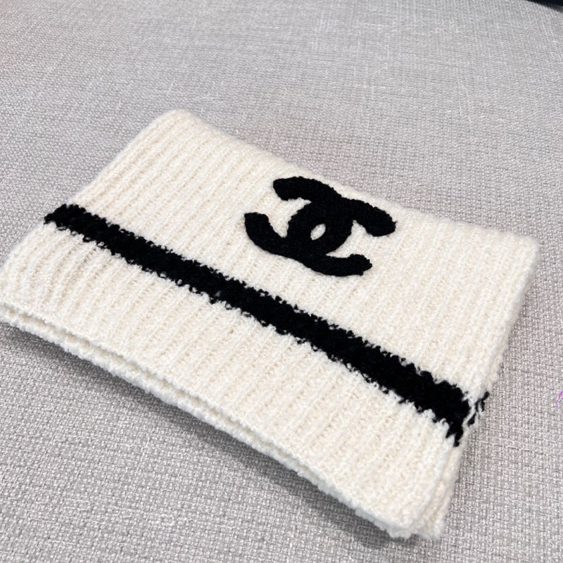 Chanel Scarf & Bennie Hat