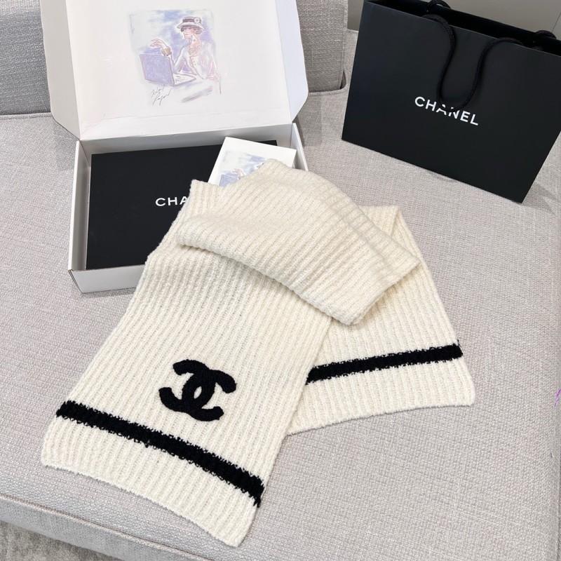 Chanel Scarf & Bennie Hat