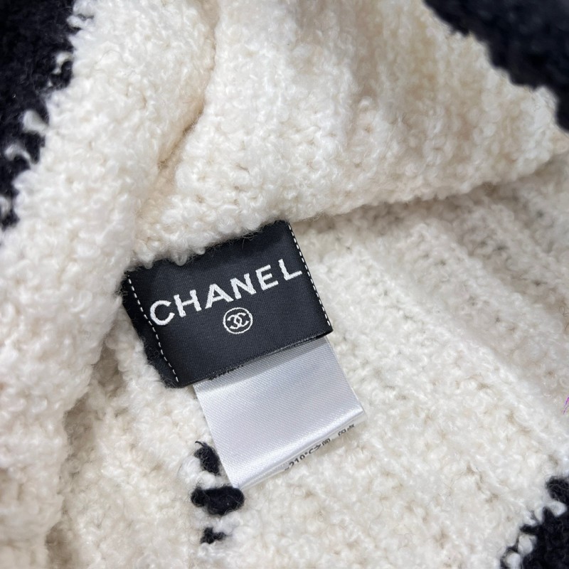 Chanel Scarf & Bennie Hat