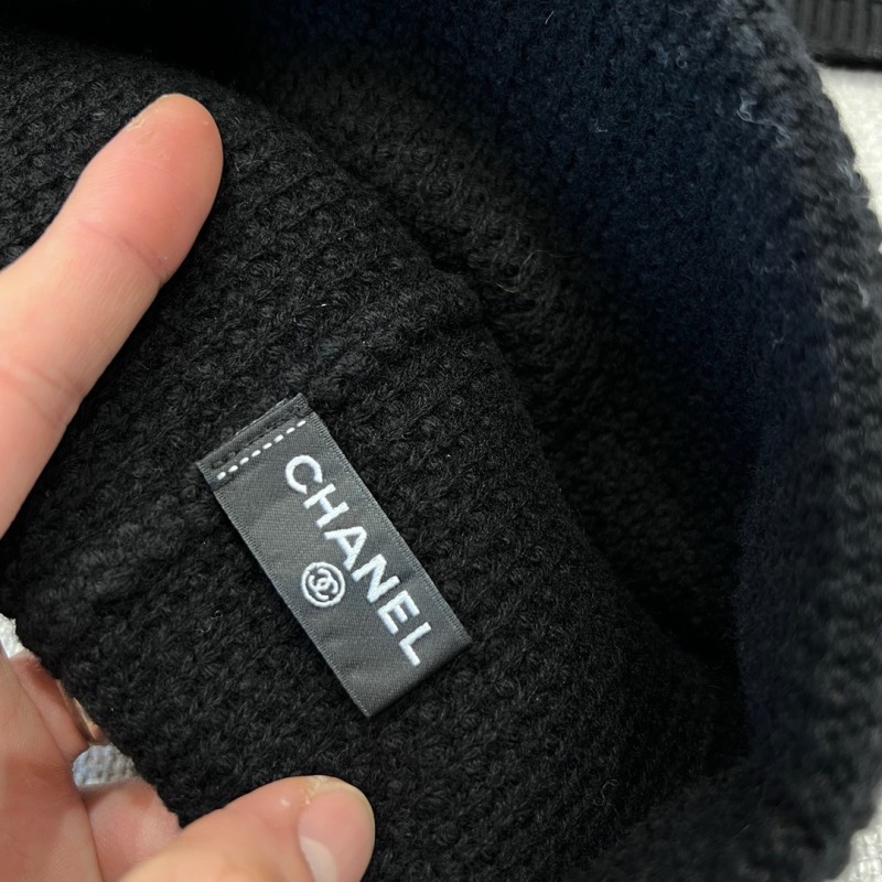 Chanel Long Scarf & Bennie Hat