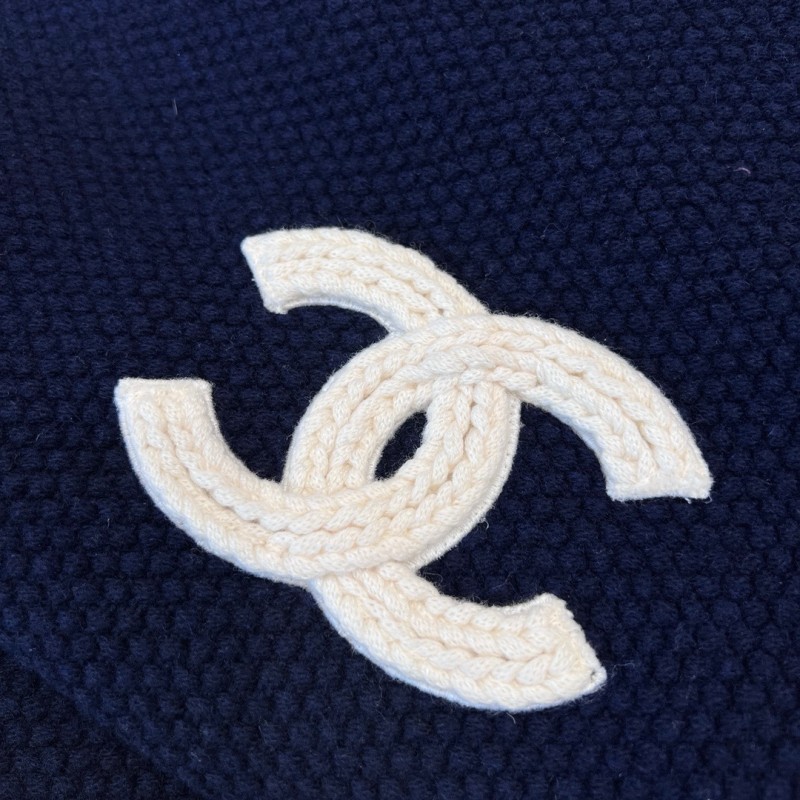 Chanel Long Scarf & Bennie Hat