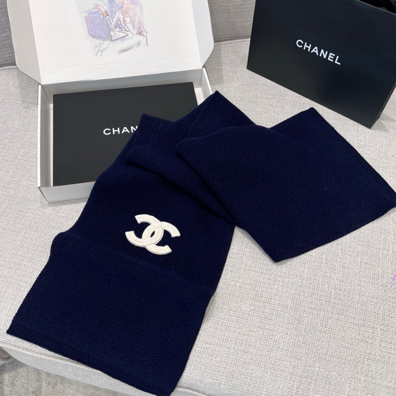 Chanel Long Scarf & Bennie Hat