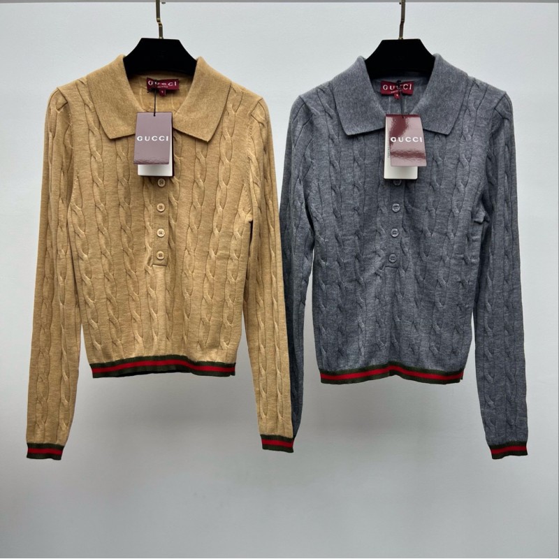 Gucci Long Sleeves Polo Tee