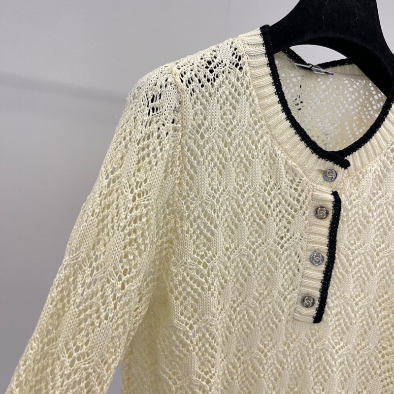 Chanel Knit Long Sleeves Shirt