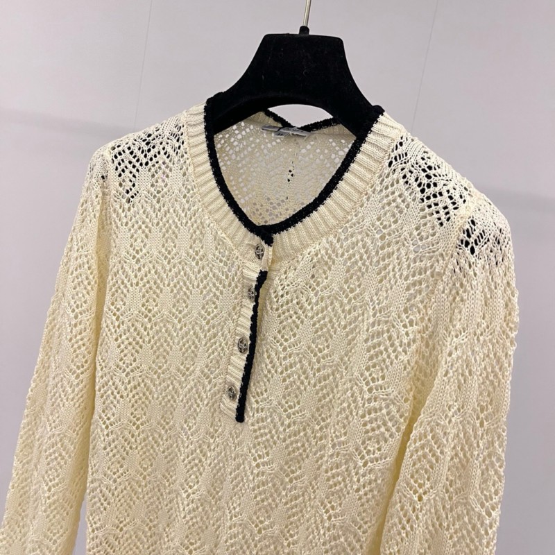 Chanel Knit Long Sleeves Shirt