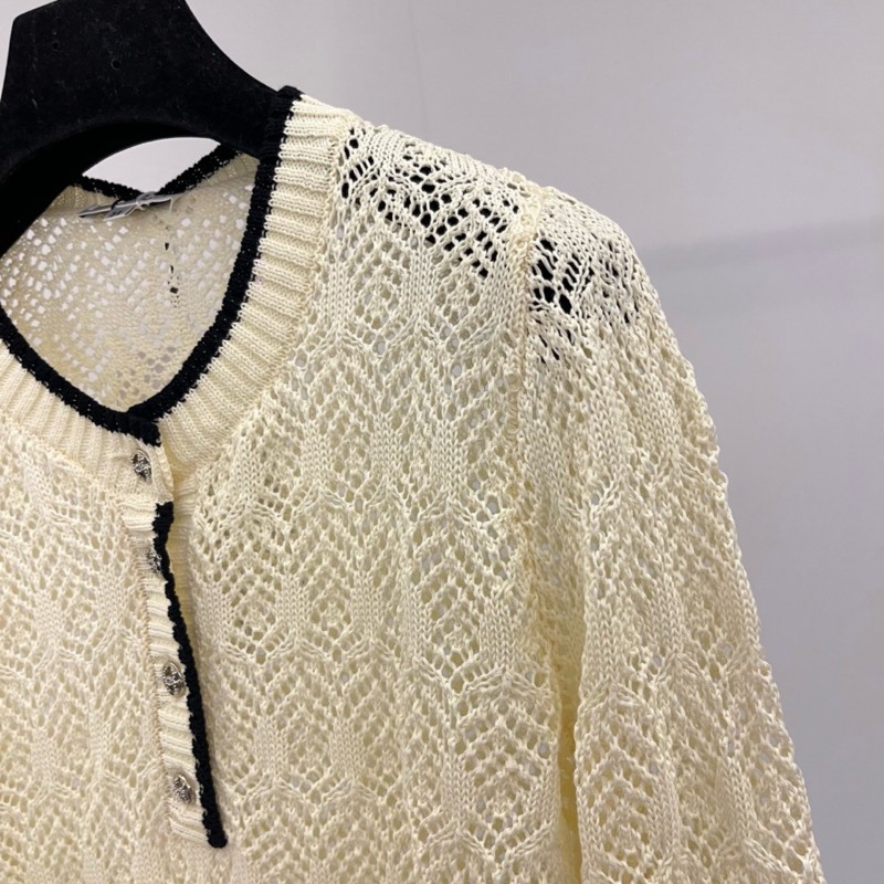 Chanel Knit Long Sleeves Shirt