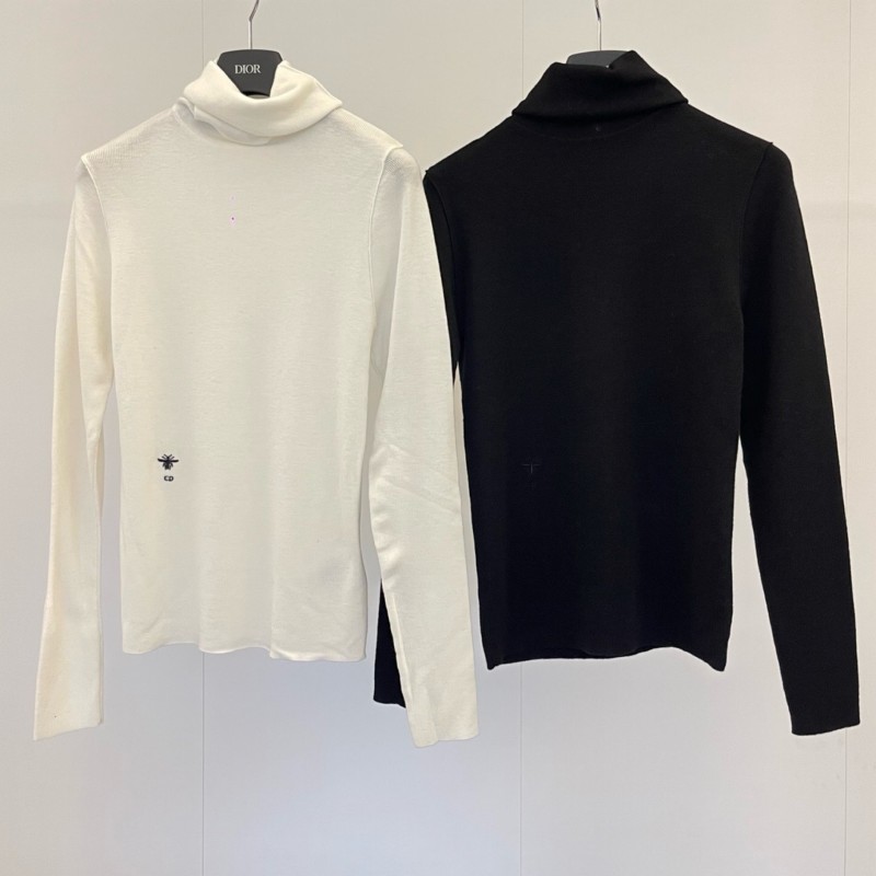 Dior Wool Turtleneck Long Sleeves Shirt