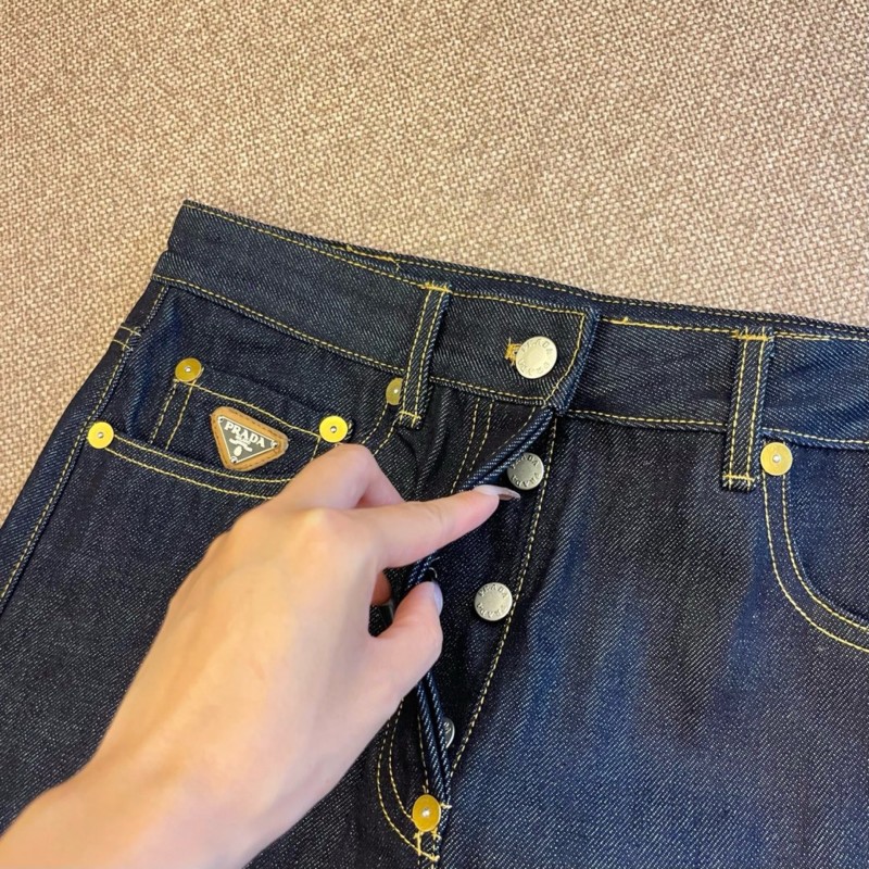 Prada Denim Skirts