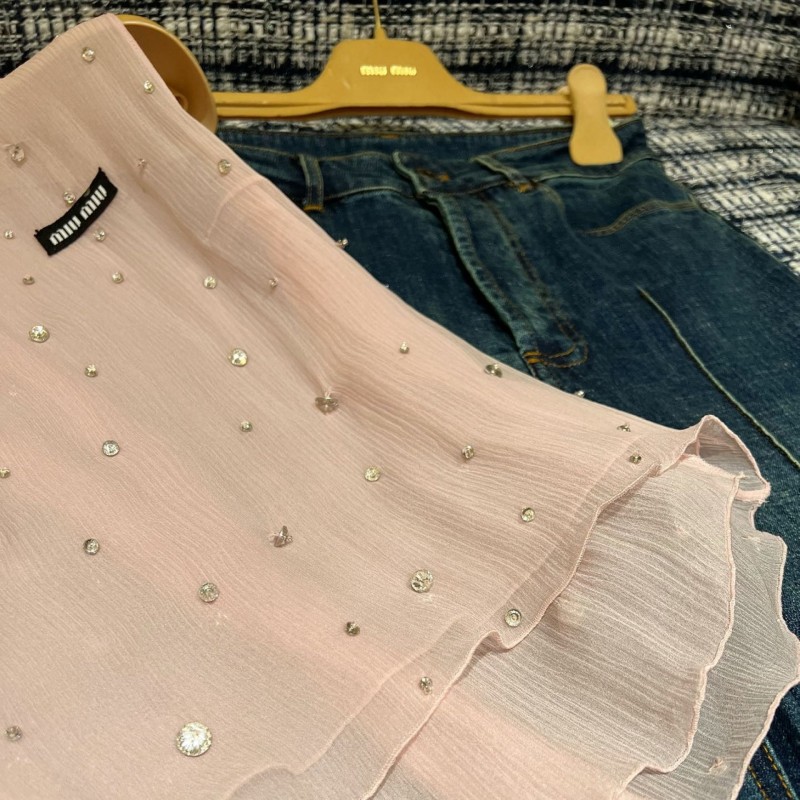 MiuMiu Sleeveless Shirt & Skirts Set