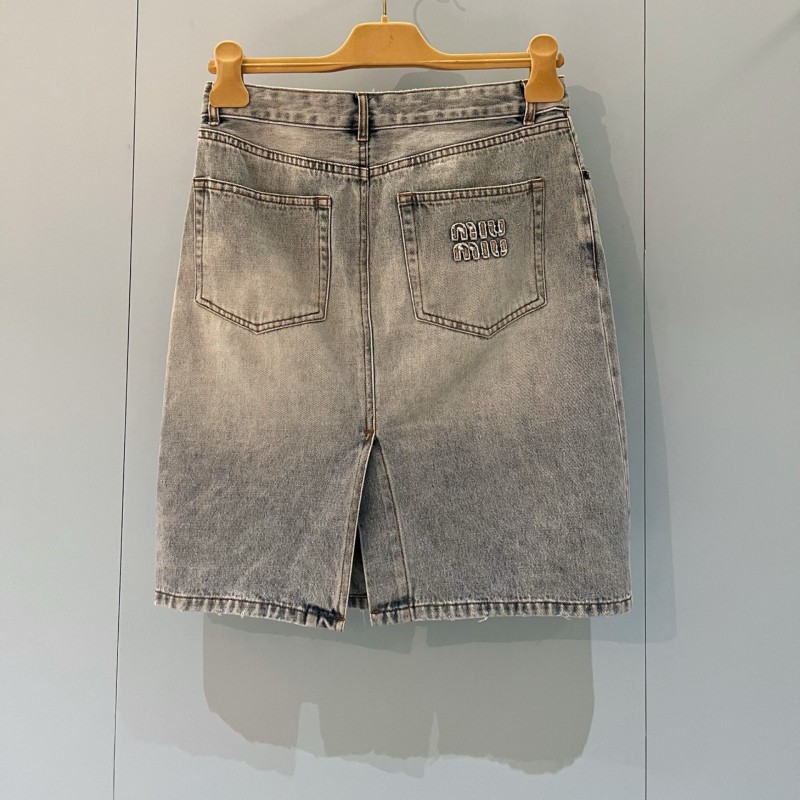 MiuMiu Denim Skirts