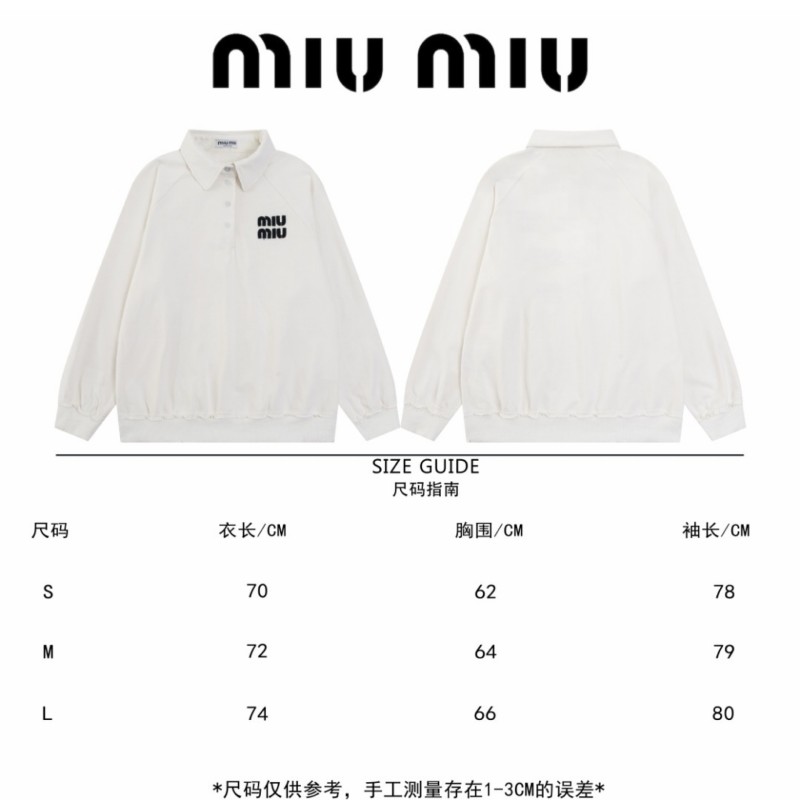 MiuMiu Unisex Polo Sweater