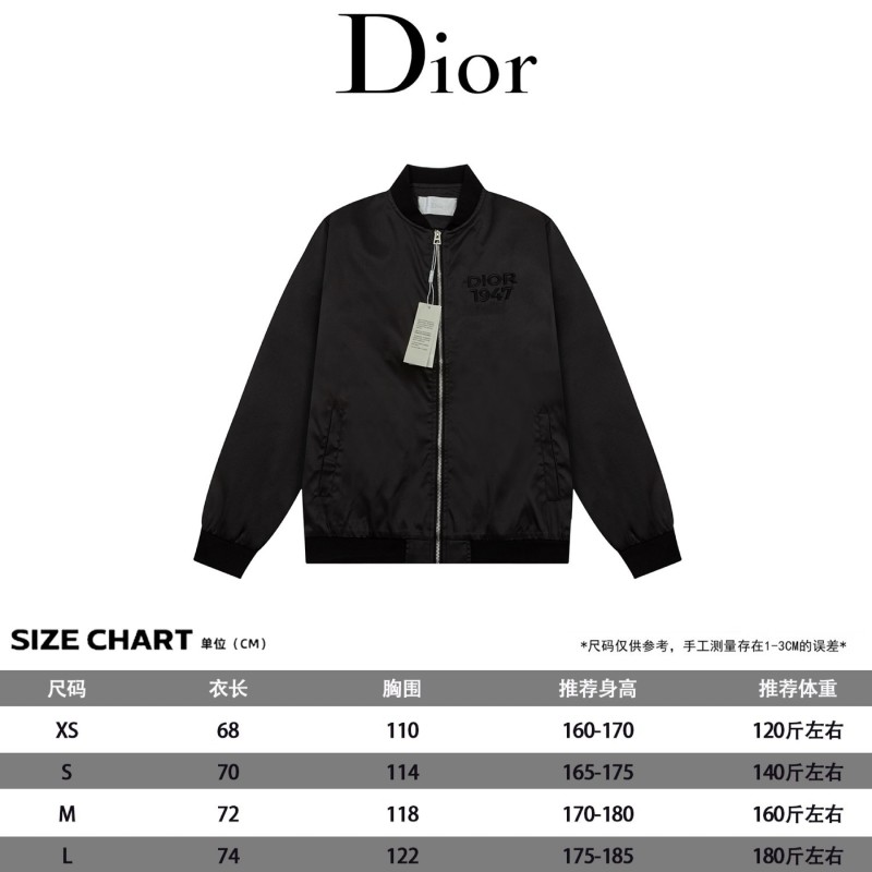 Dior Unisex Zipper Jacket