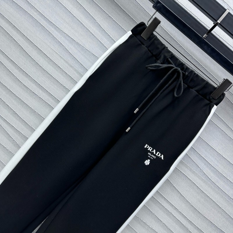 Prada Zipper Sweater & Sweatpants Set