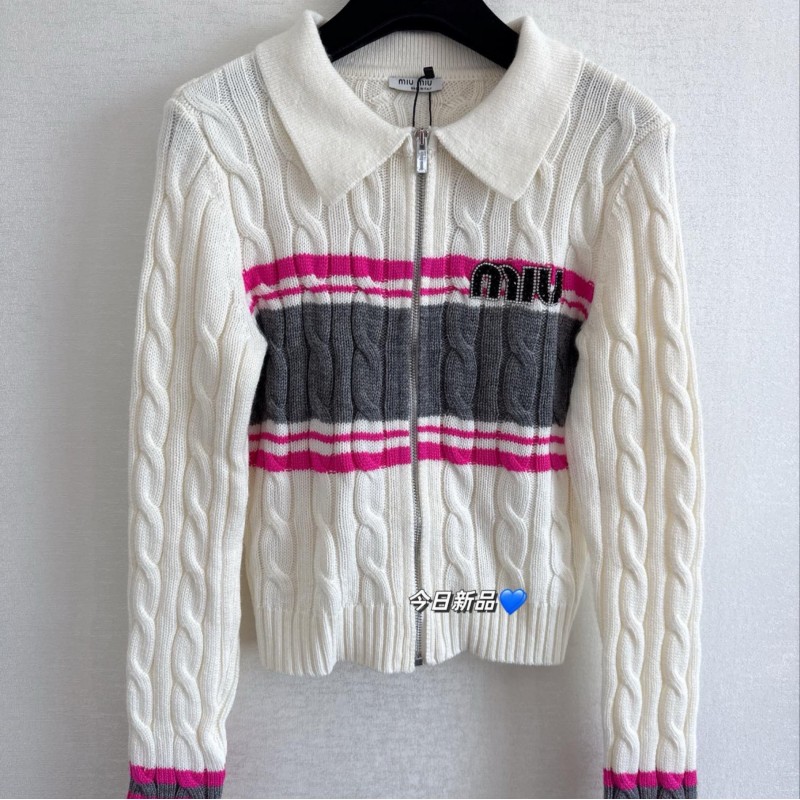 MiuMiu Zipper Cardigan