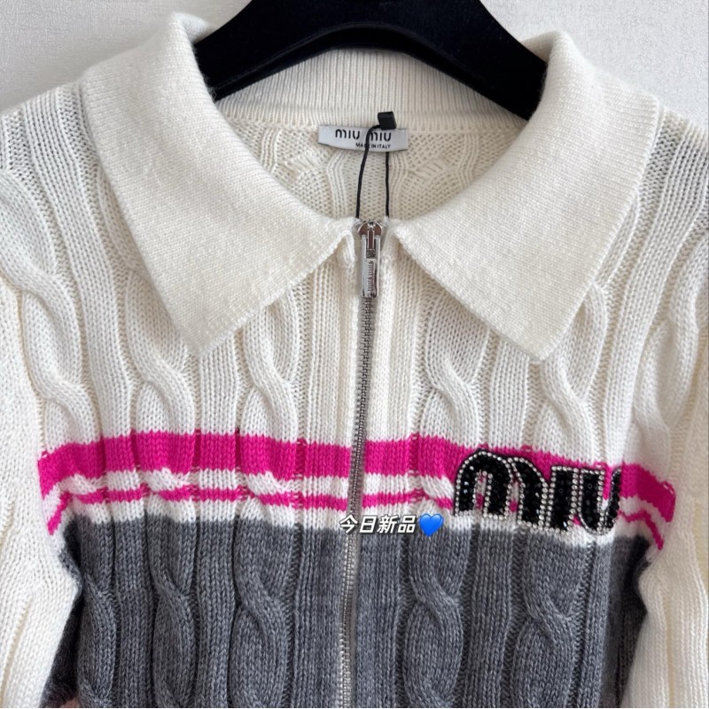 MiuMiu Zipper Cardigan