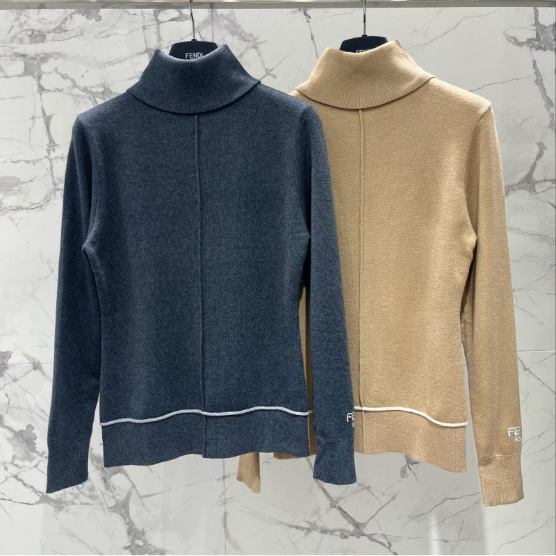 Fendi Long Sleeves Turtleneck Shirt