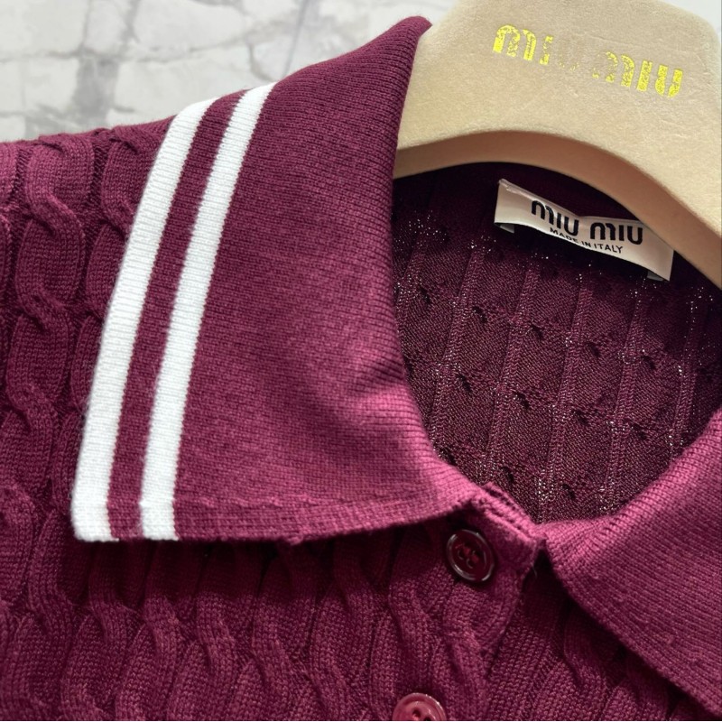 MiuMiu Polo Sweater