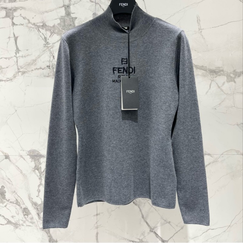 Fendi Long Sleeves Turtleneck Shirt