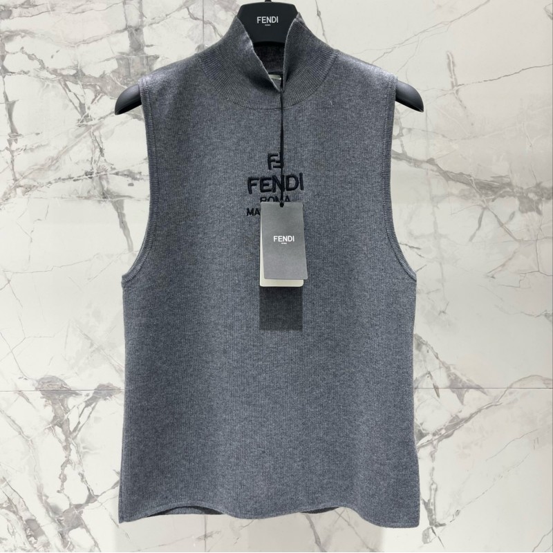 Fendi Sleeveless Turtleneck Shirt