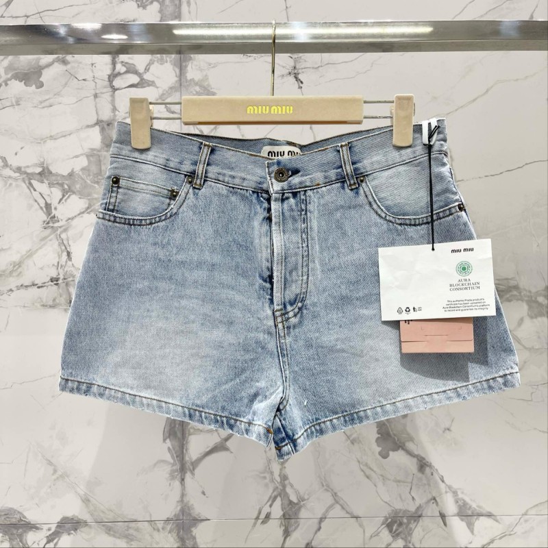 MiuMiu Denim Shorts