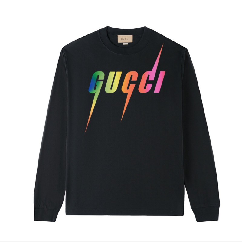 Gucci Unisex Long Sleeves Tee